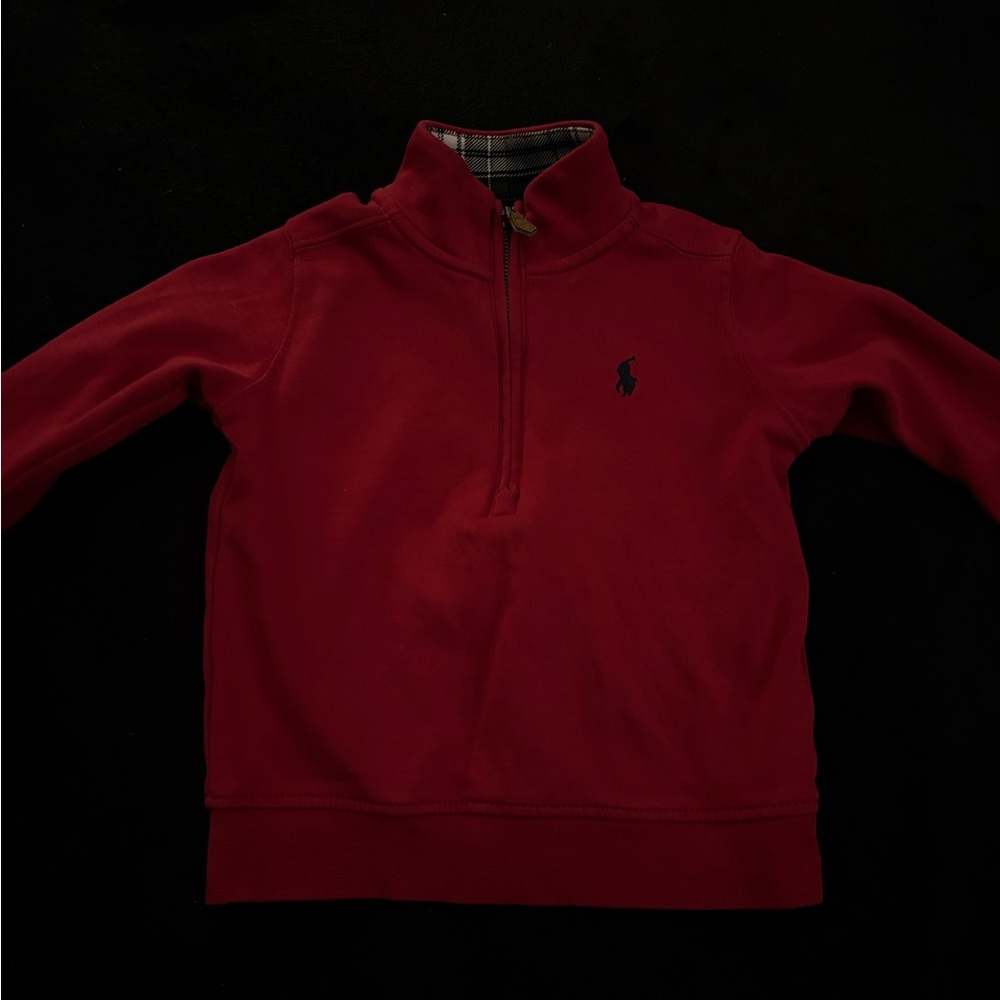 Ralph Lauren Kids Red Pullover Jacket
